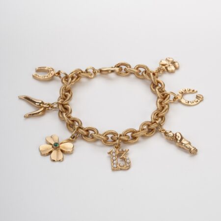 Bracciale con ciondoli - charms scaramantico