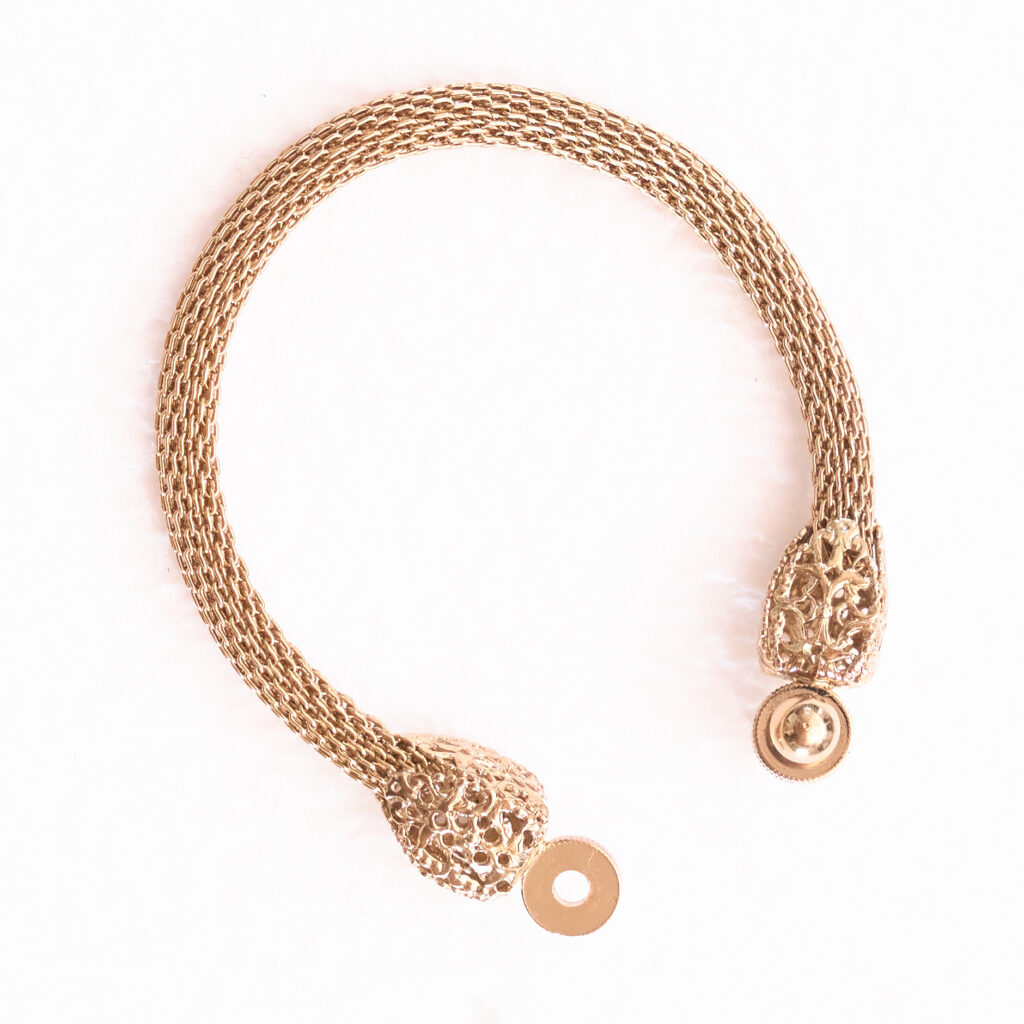 Bracciale stile Vintage doratura Oro - Chiusura a Vite