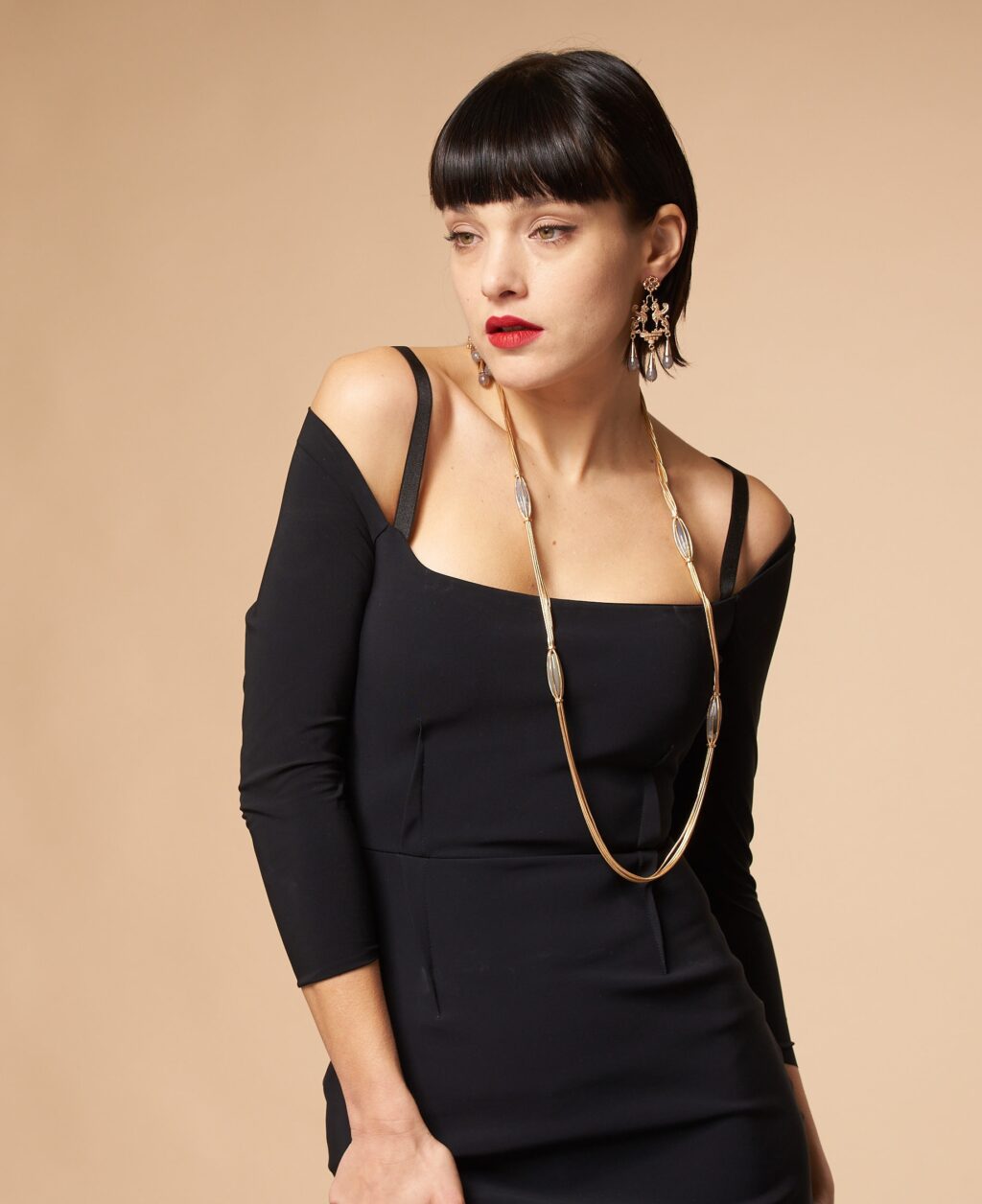 Collana elegante lunga Milonga