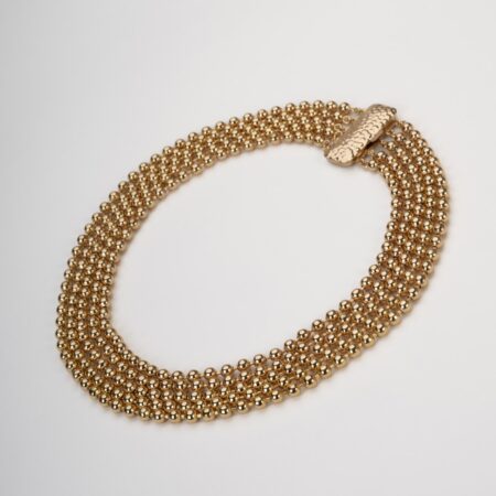 Collana "Biglie" girocollo con sfere piccole