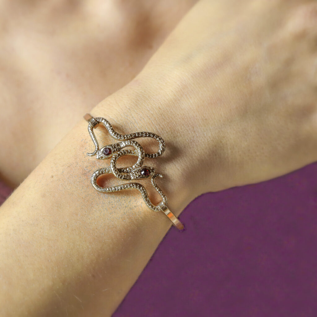 Egyptian Talisman: Double Snake Bracelet