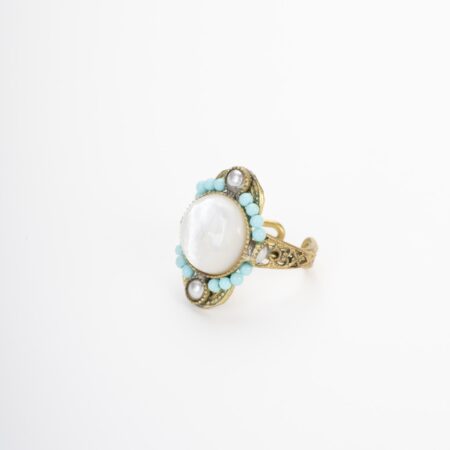 Eleganza "Liberty Borbonico": Anello Artigianale Italiano