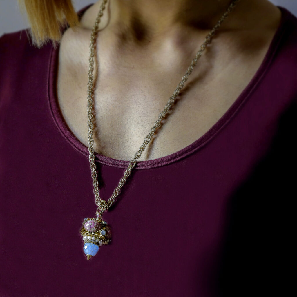 Handcrafted Lantern Pendant in Victorian Style | Nostalgic Brass Jewelry
